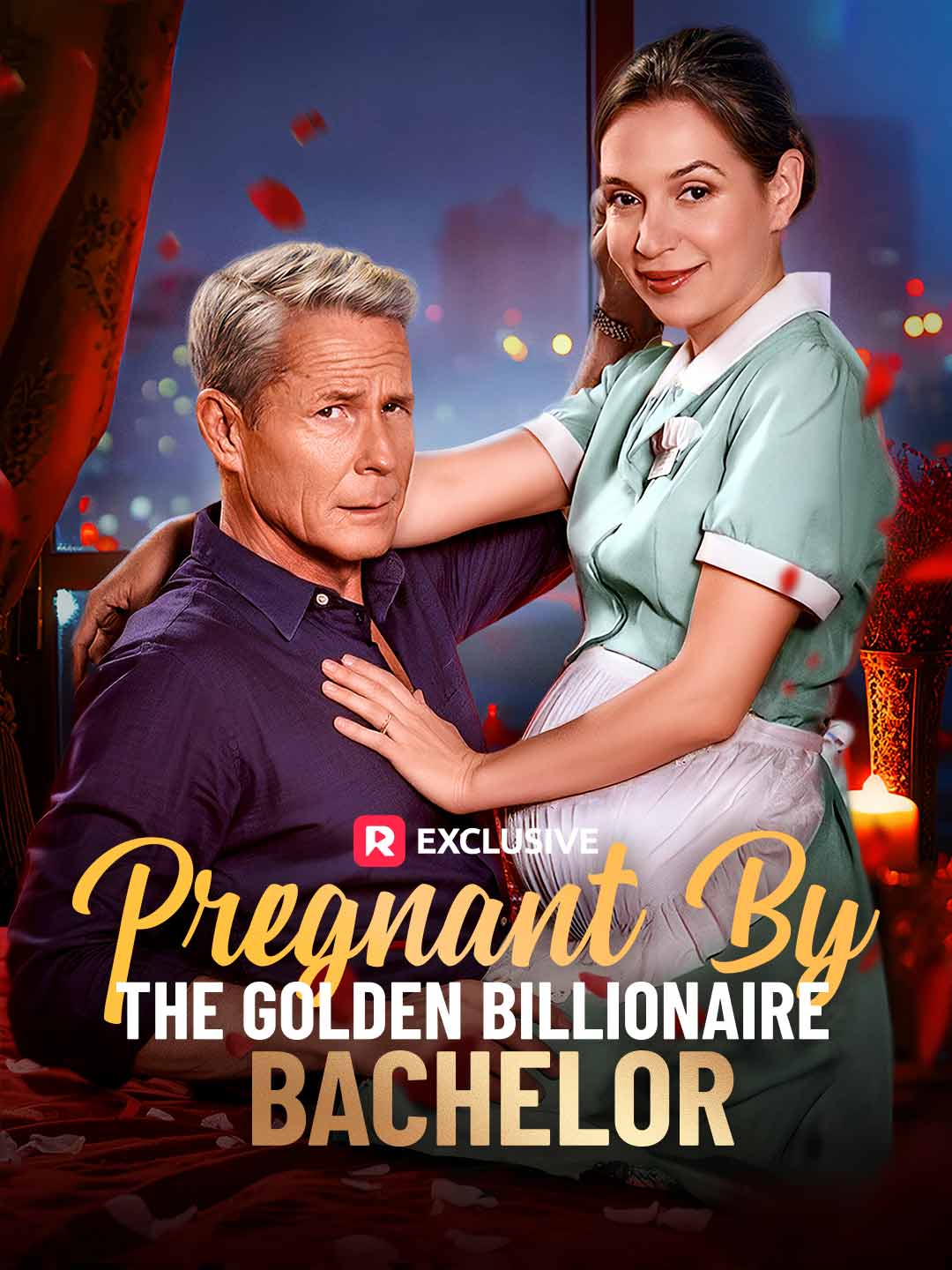 Pregnant by the Golden Billionaire Bachelor poster