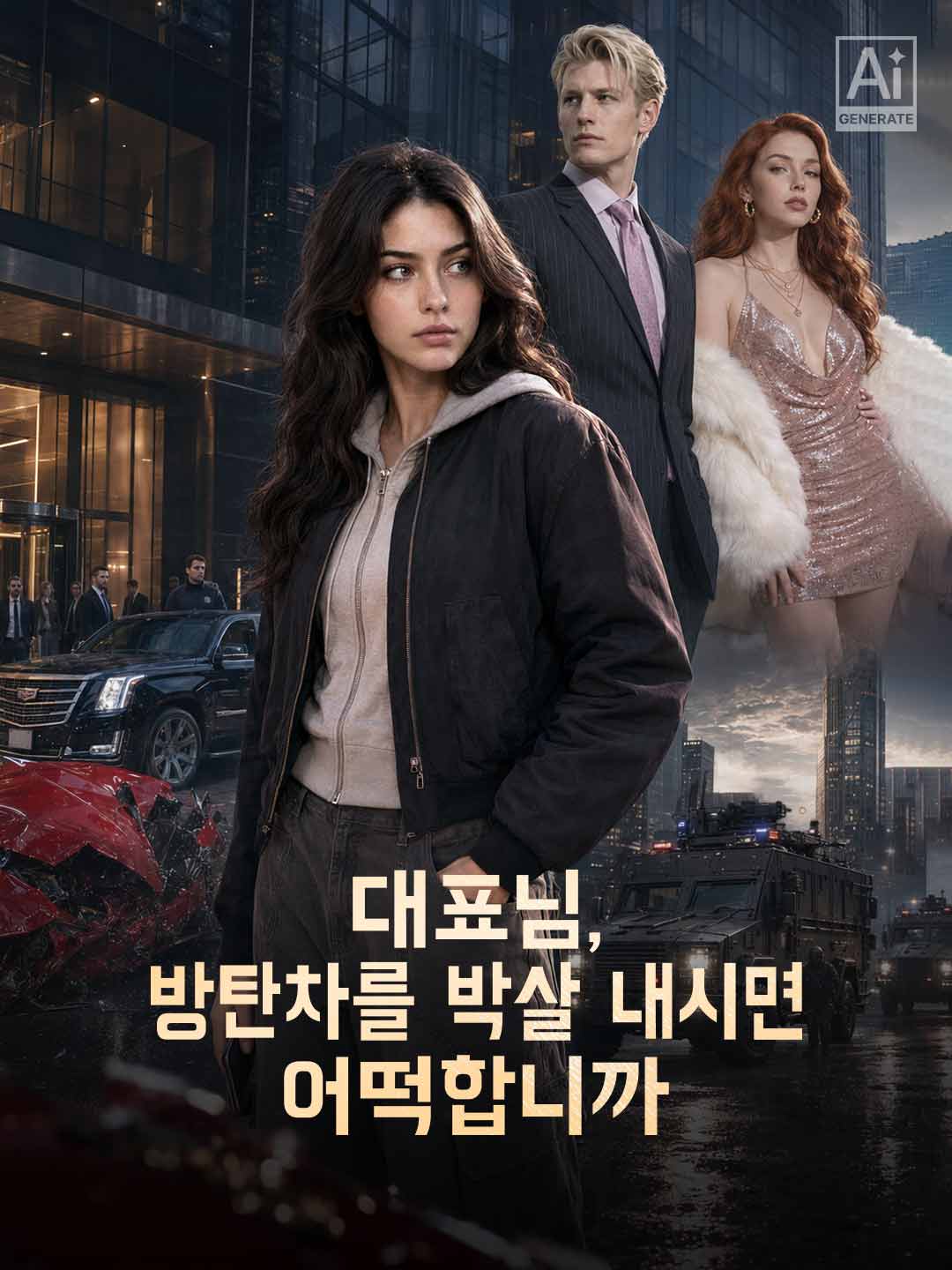 대표님, 방탄차를 박살 내시면 어떡합니까 포스터