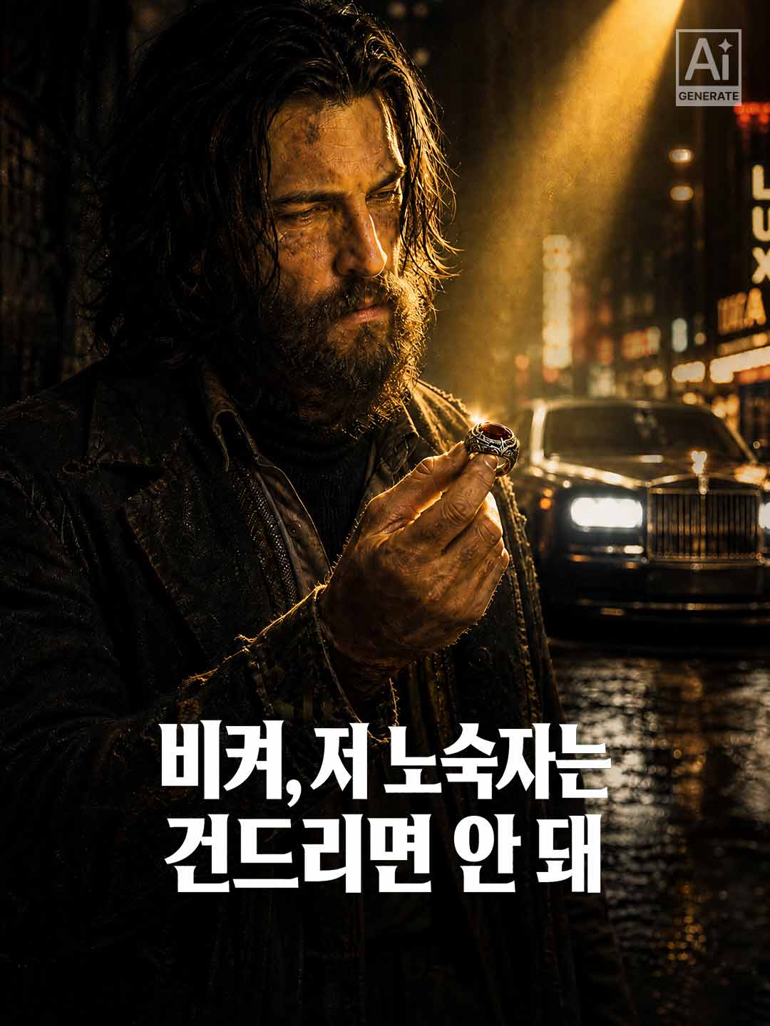비켜, 저 노숙자는 건드리면 안 돼