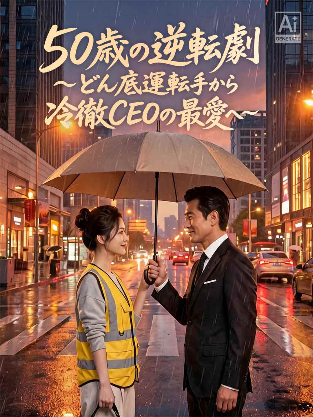 50歳の逆転劇〜どん底運転手から冷徹CEOの最愛へ〜 cover