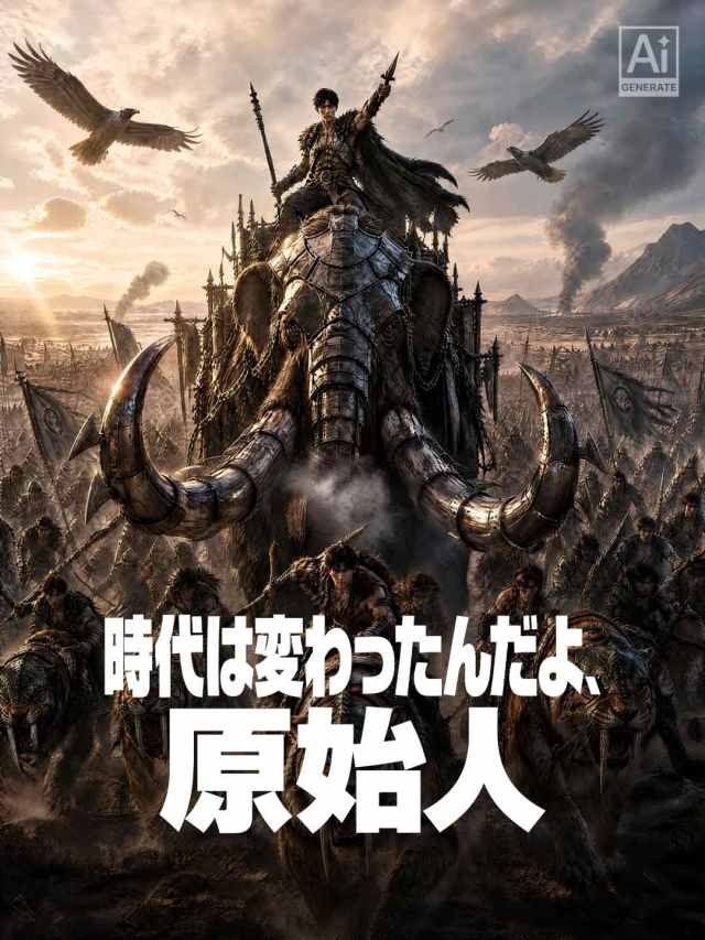 時代は変わったんだよ 原始人
