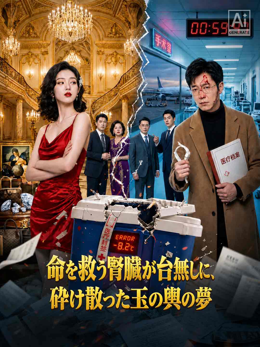 命を救う腎臓が台無しに、砕け散った玉の輿の夢 cover