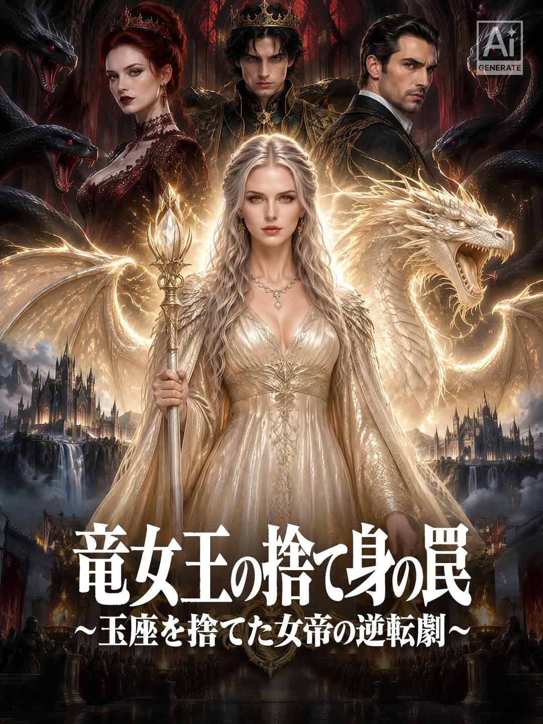 竜女王の捨て身の罠〜玉座を捨てた女帝の逆転劇〜