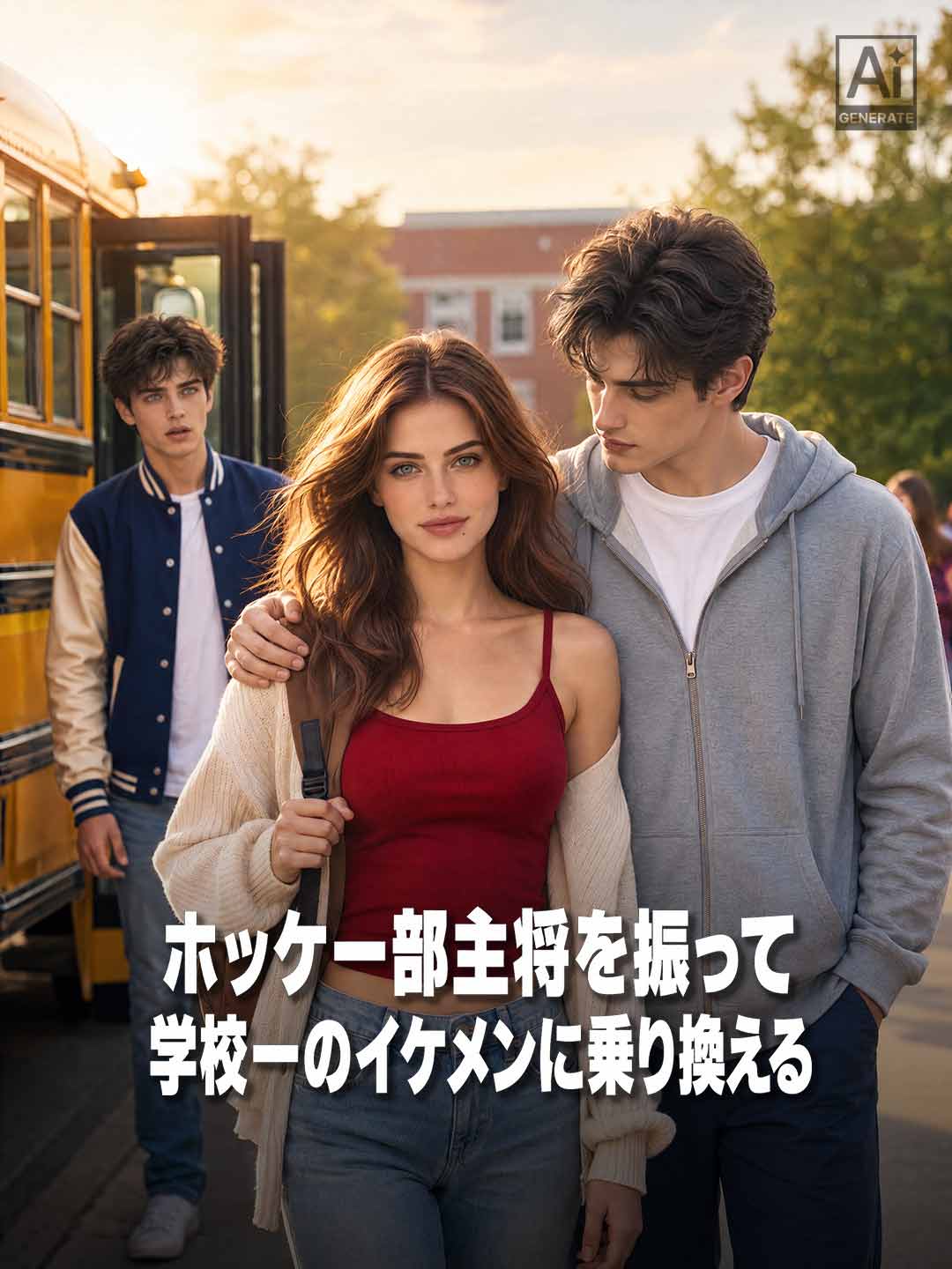 ホッケー部主将を振って学校一のイケメンに乗り換える