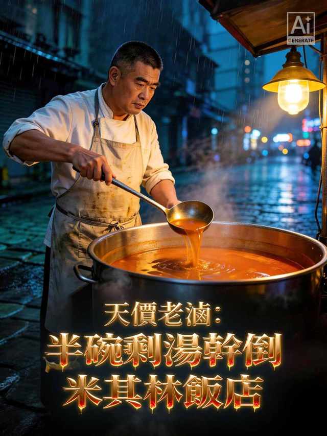 天價老滷:半碗剩湯幹倒米其林飯店