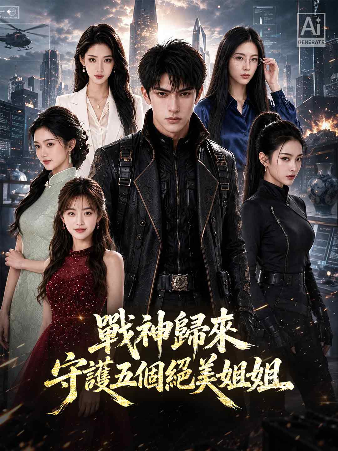 戰神歸來，守護五個絕美姐姐