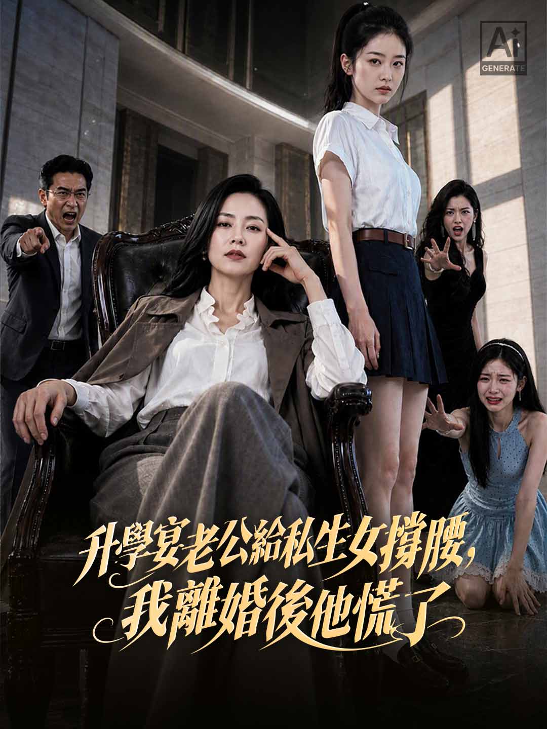升學宴老公給私生女撐腰，我離婚後他慌了