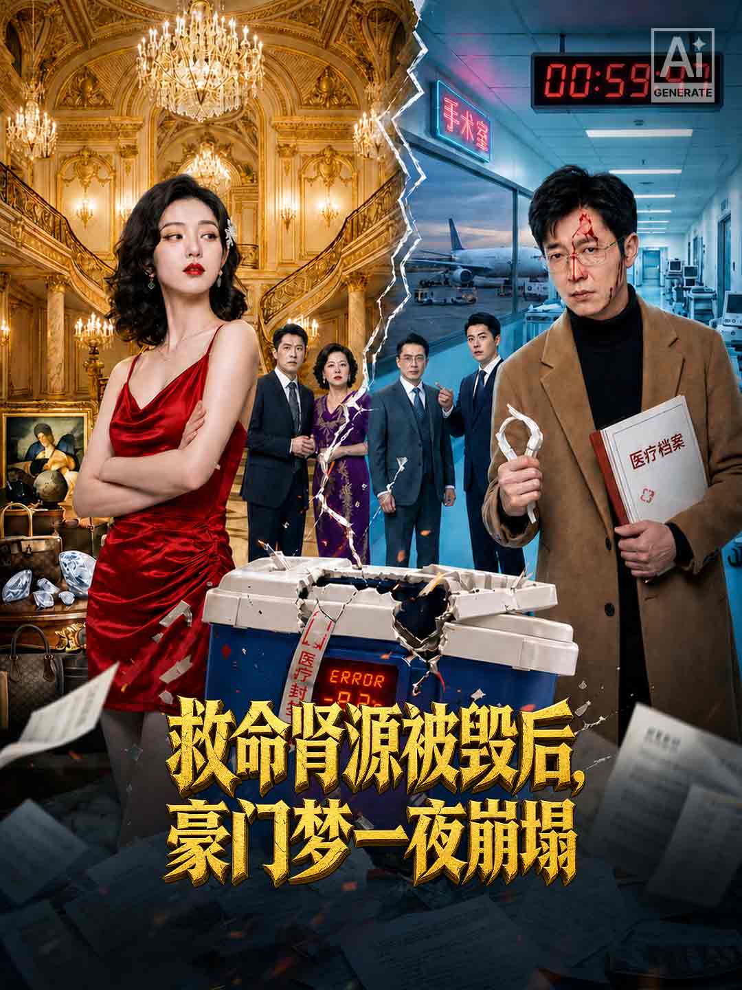 救命肾源被毁后，豪门梦一夜崩塌