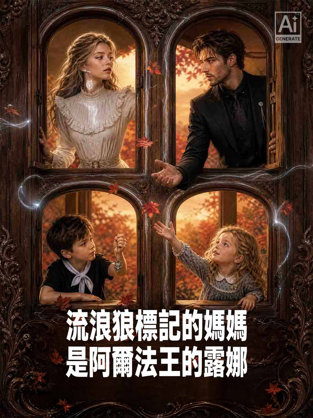 流浪狼標記的媽媽是阿爾法王的露娜