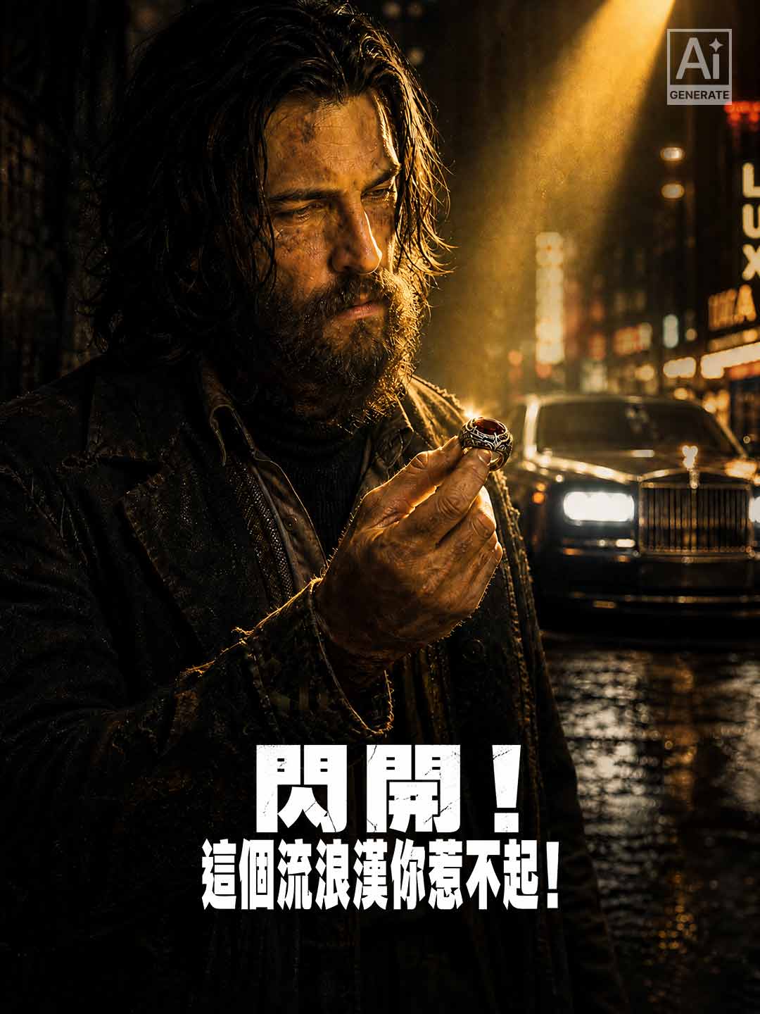 閃開！這個流浪漢你惹不起！