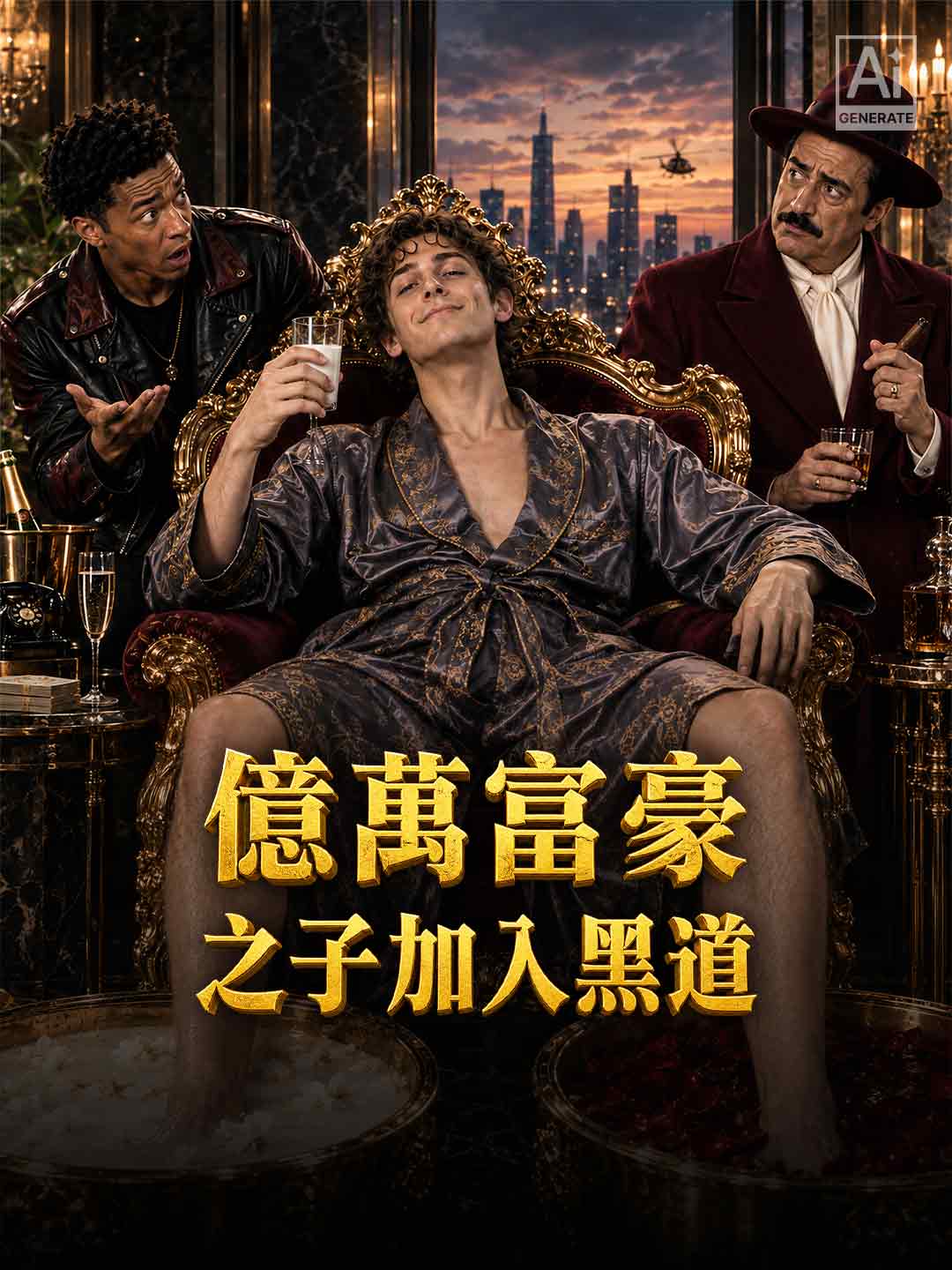 億萬富豪之子加入黑道