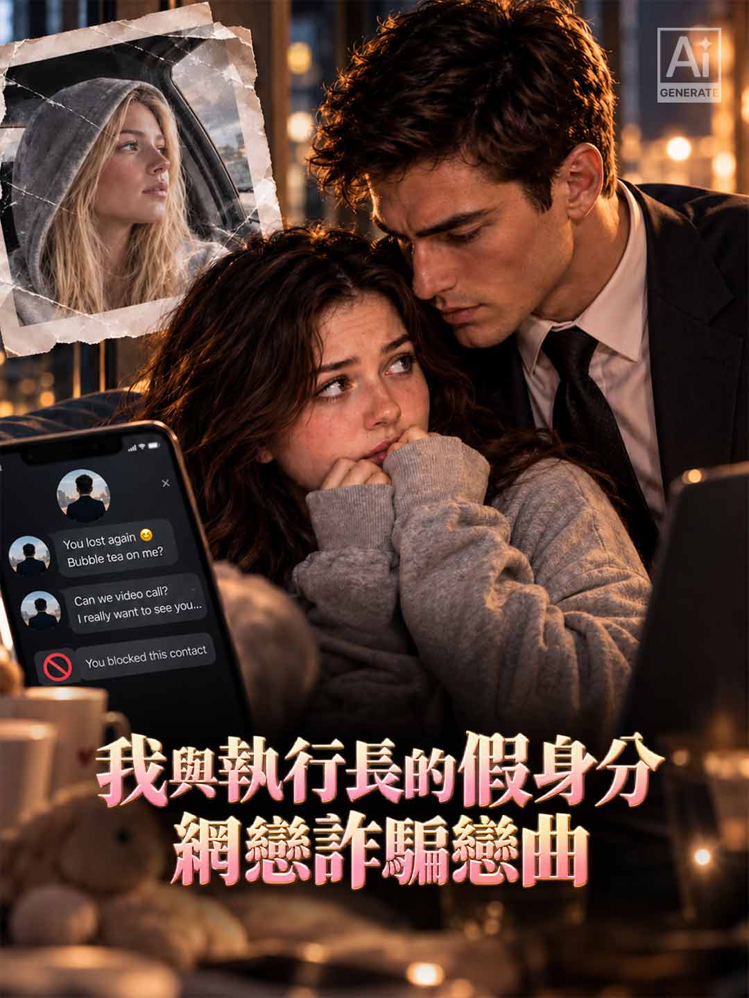 我與執行長的假身分網戀詐騙戀曲