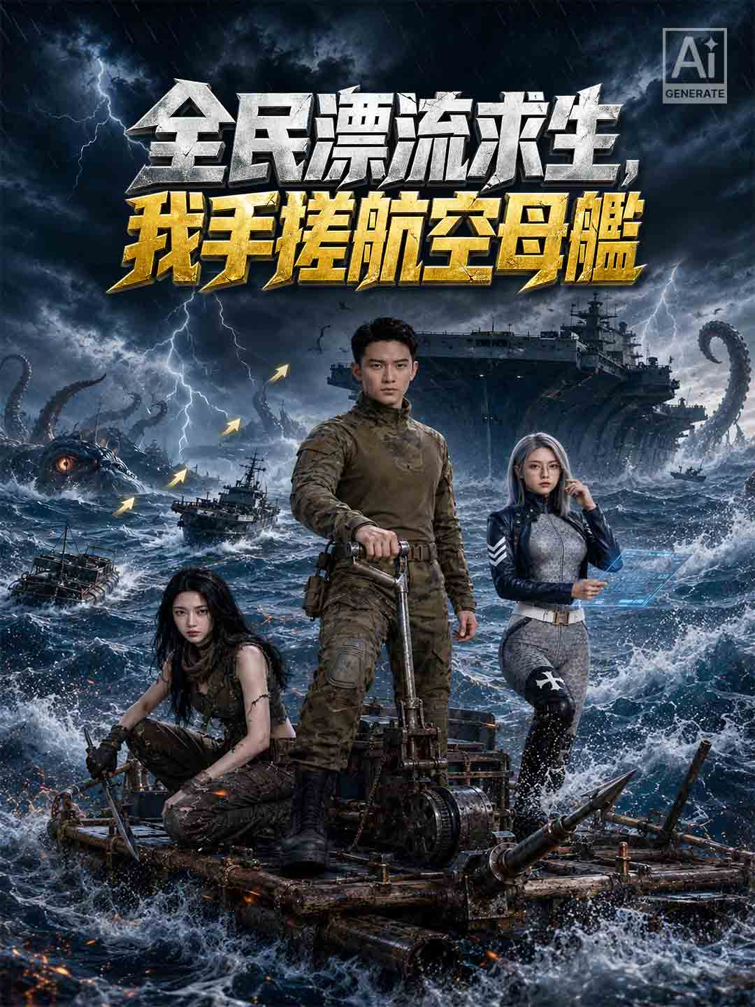 全民漂流求生，我手搓航空母艦