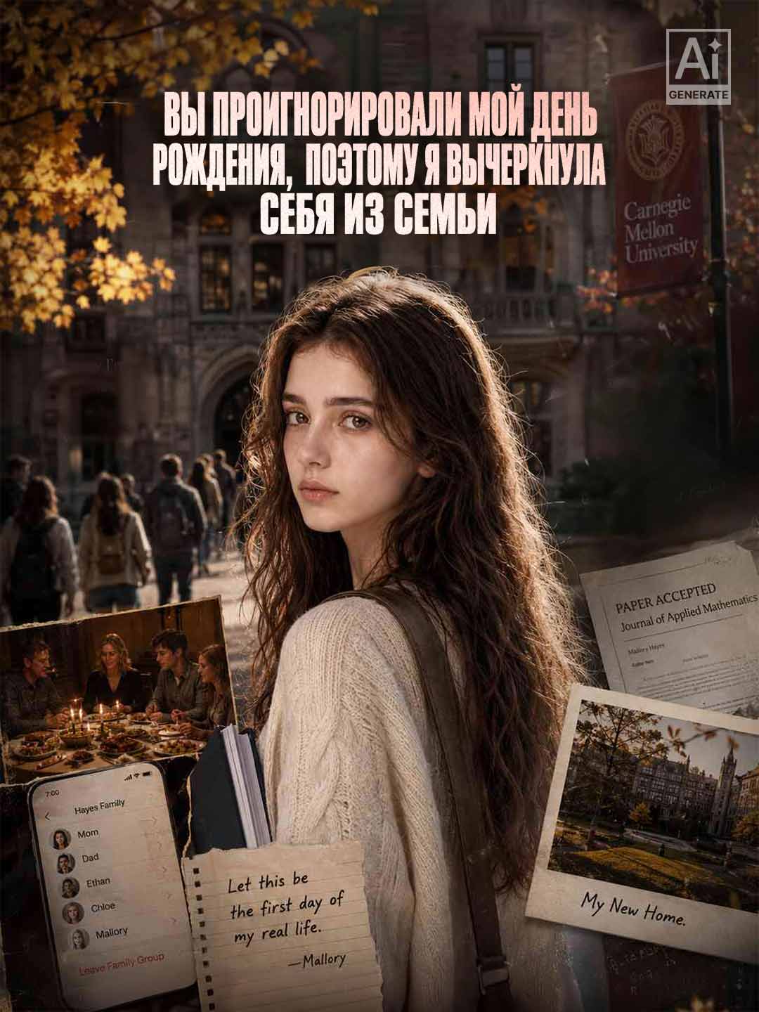 Вы проигнорировали мой день рождения, поэтому я вычеркнула себя из семьи