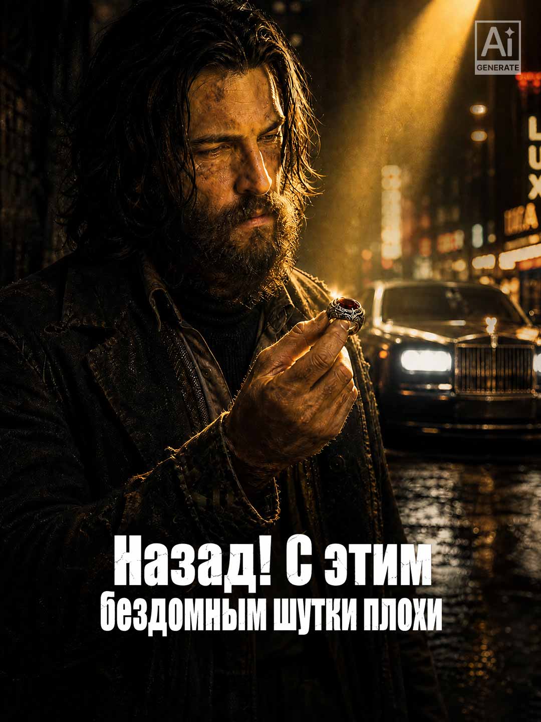 Назад! С этим бездомным шутки плохи