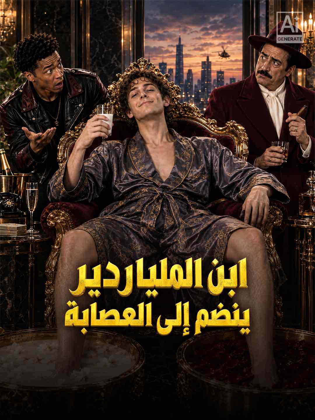 ابن الملياردير ينضم إلى العصابة
