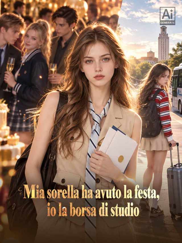 Mia sorella ha avuto la festa, io la borsa di studio