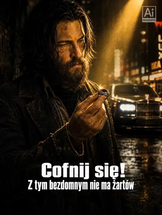 Cofnij się! Z tym bezdomnym nie ma żartów