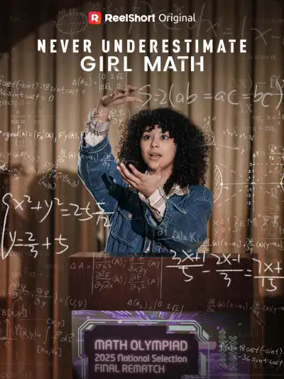Never Underestimate Girl Math poster