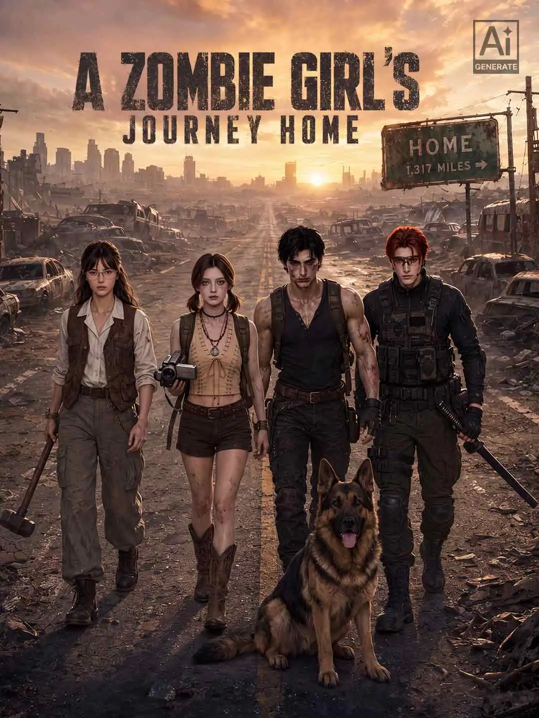 A Zombie Girl’s Journey Home