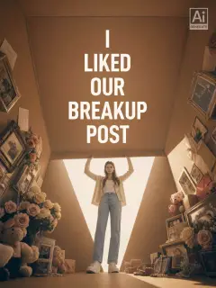 I Liked Our Breakup Post poster