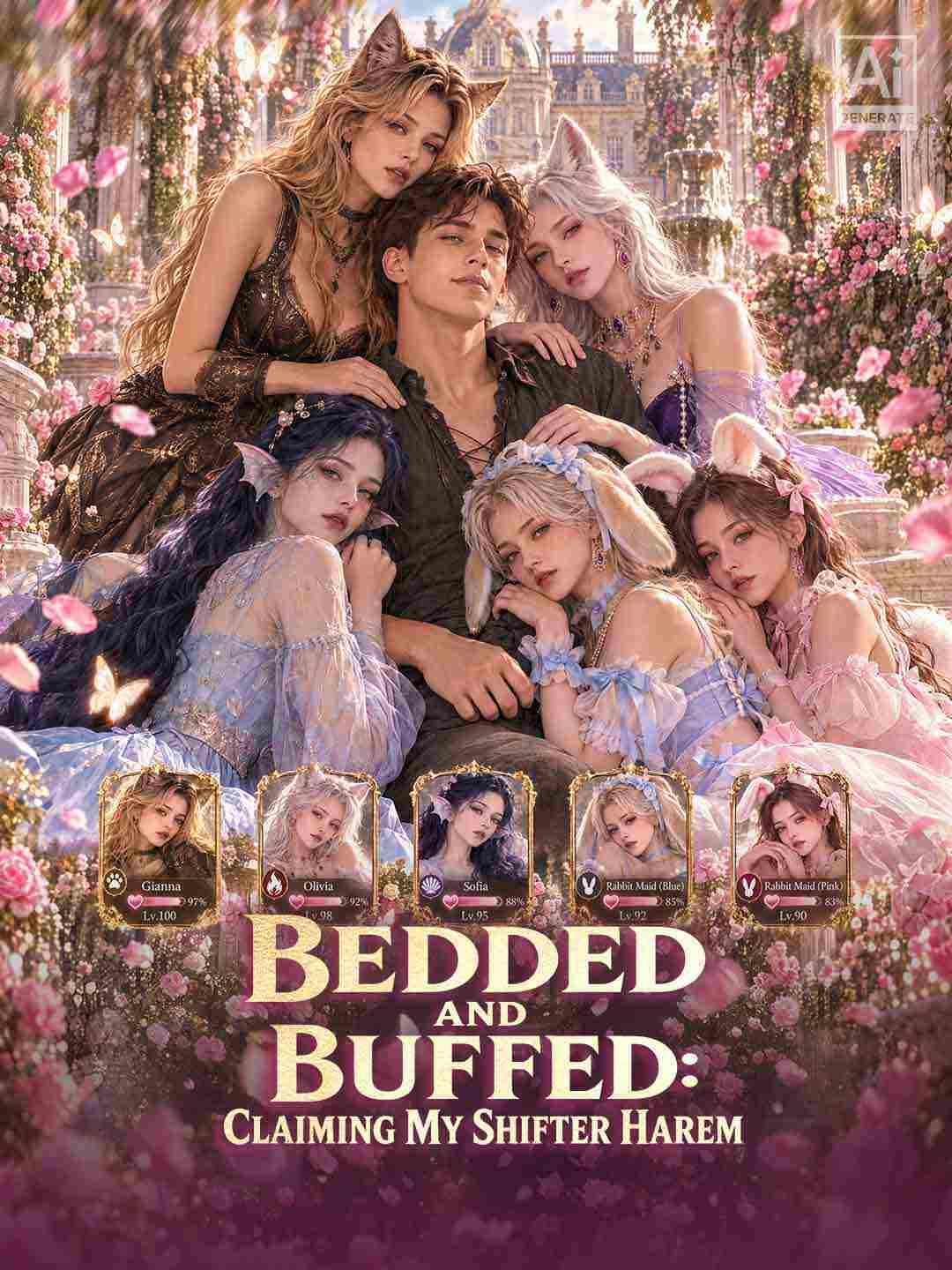 Bedded and Buffed: Claiming My Shifter Harem
