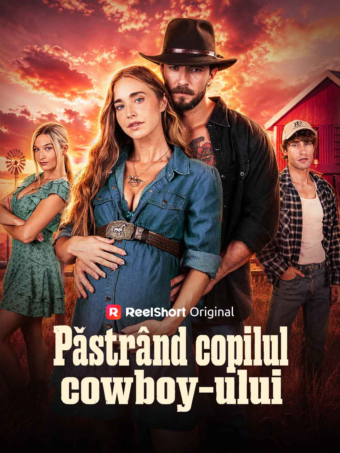 Păstrând copilul cowboy-ului
