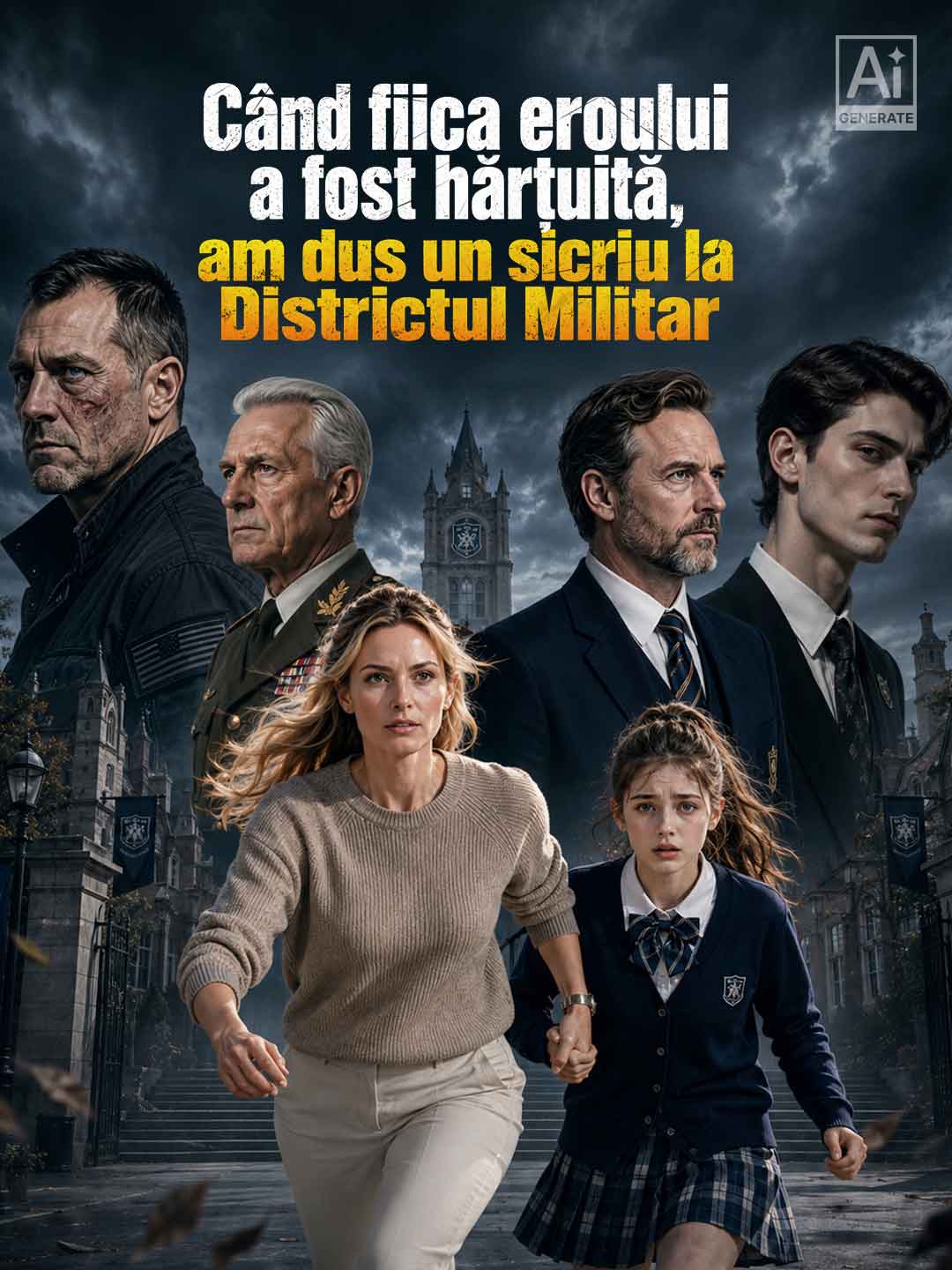 Când fiica eroului a fost hărțuită, am dus un sicriu la Districtul Militar