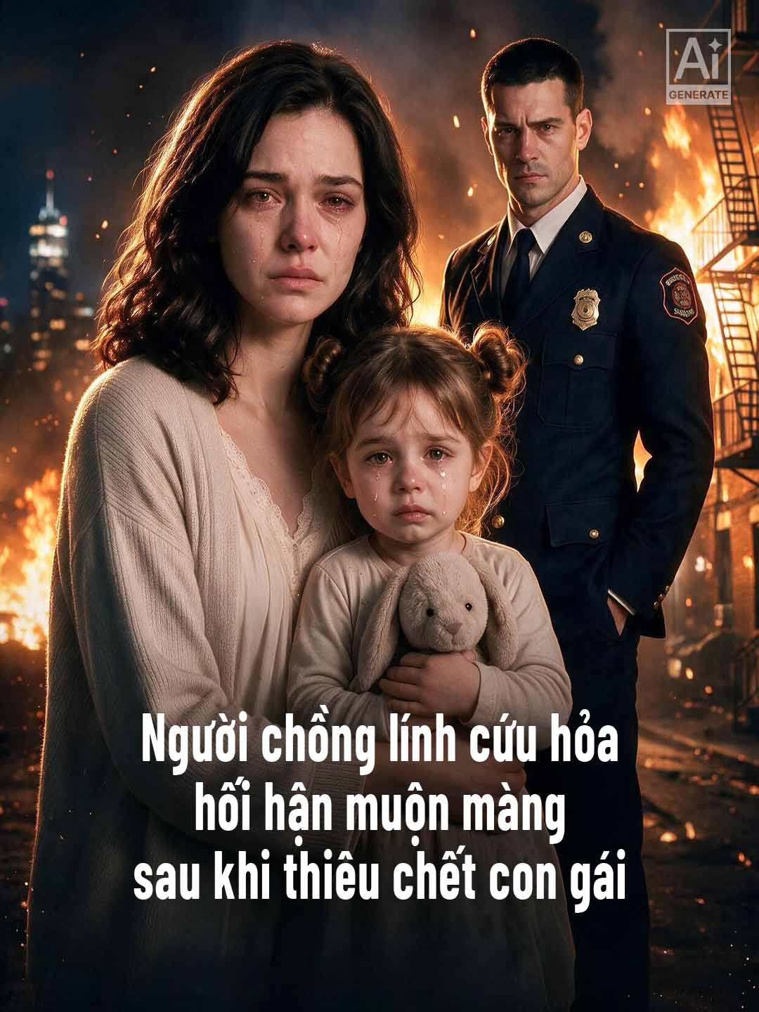 Người chồng lính cứu hỏa hối hận muộn màng sau khi thiêu chết con gái cover
