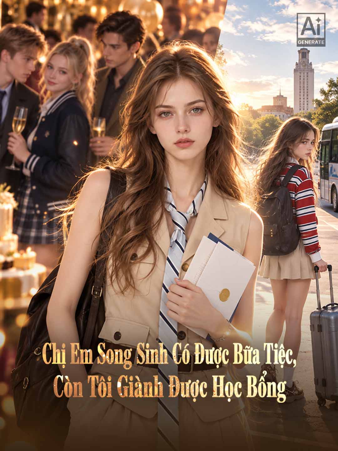 Chị Em Song Sinh Có Được Bữa Tiệc, Còn Tôi Giành Được Học Bổng