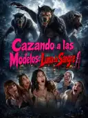 Cazando a las modelos: Luna de sangre cover art
