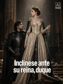 Inclínese ante su reina, duque