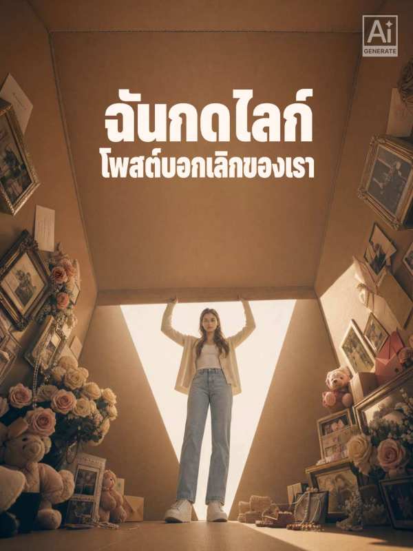 ฉันกดไลก์โพสต์บอกเลิกของเรา