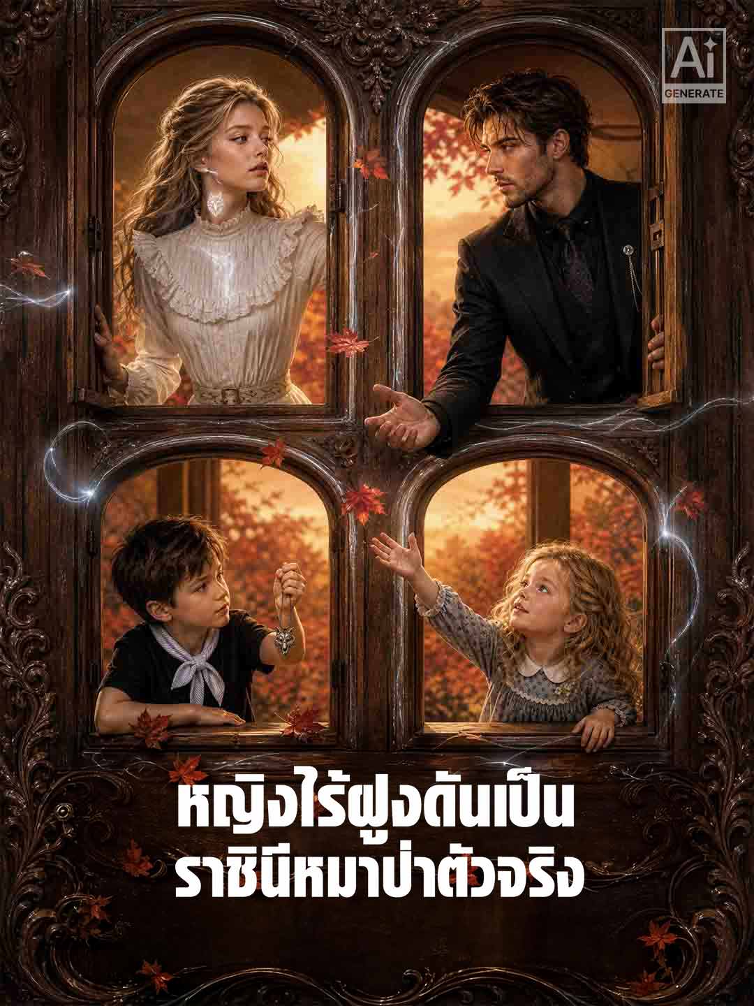 หญิงไร้ฝูงดันเป็นราชินีหมาป่าตัวจริง