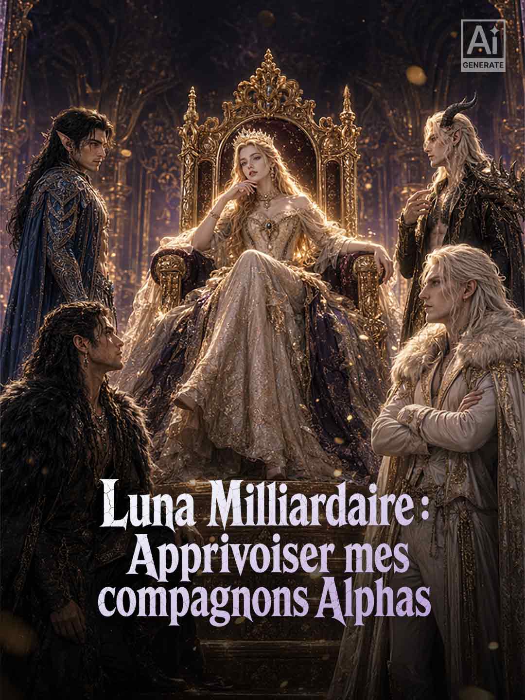 Luna Milliardaire : Apprivoiser mes compagnons Alphas
